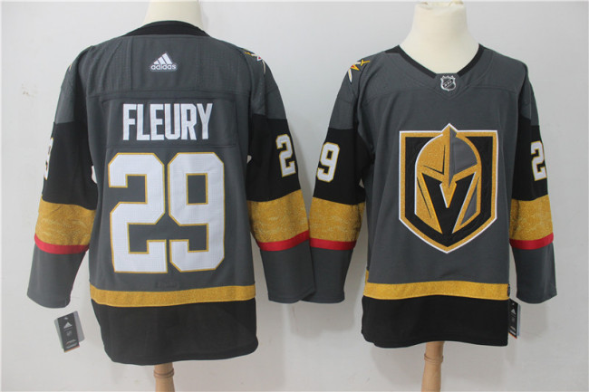 Adidas Classic Vegas Golden Knights 29 Marc-Andre Fleury Ice Hockey Jersey Gray