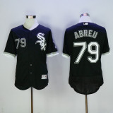 Chicago White Sox 79 Jose Abreu Flexbase Baseball Jersey Black