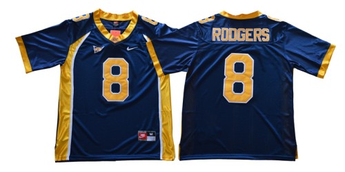 California Golden Bears 8 Aaron Rodgers College Football Jersey Navy Blue