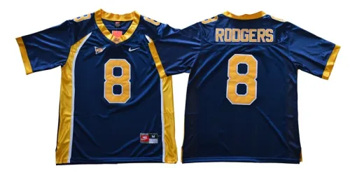 California Golden Bears 8 Aaron Rodgers College Football Jersey Navy Blue
