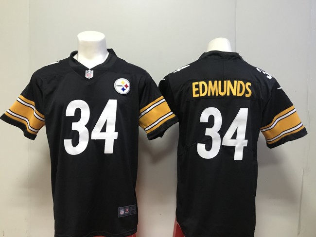 Pittsburgh Steelers 34 Terrell Edmunds Football Jersey Legend Black