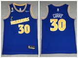 Nike Golden State Warrior 30 Stephen Curry Basketball Jersey Blue