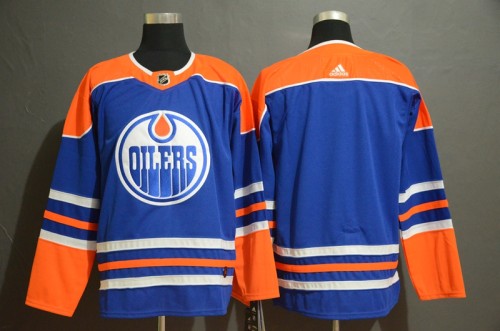 Adidas Classic Edmonton Oilers Blank Ice Hockey Jersey Blue