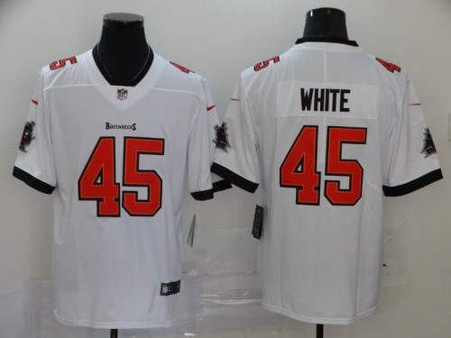 Tampa Bay Buccaneers 45 Devin White Football Jersey Legend White