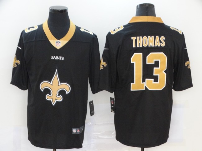 New Orleans Saints 13 Michael Thomas Football Jersey Legend Red Team logo fashion