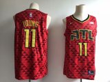 Nike Atlanta Hawks 11 Trae Young Basketball Jersey Red Player