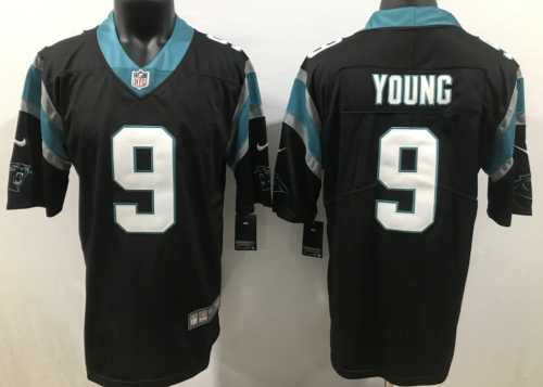 Carolina Panthers 9 Bryce Young Football Jersey Legend Black