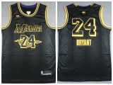 Nike Los Angeles Lakers Mamba 24 Kobe Bryant Basketball Jersey Black