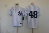 Nke New York Yankees 48 Anthony Rizzo Baseball Jersey White