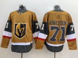 Adidas Vegas Golden Knights 71 William Karlsson Ice Hockey Jersey Gold