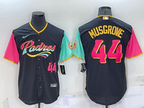 Nike San Diego Padres 44 Joe Musgrove Baseball Jersey Black City Edition