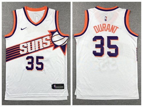 Youth Nike Feinikesi suns 35 Kevin Durant Basketball Jersey White