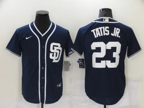 Nike San Diego Padres 23 Fernando Tatis Jr. Baseball Jersey Navy Blue