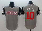 Yoan Moncada  Yoyo  Chicago White Sox Majestic Youth 2018 Players' Weekend Jersey – Gray/Black