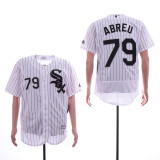 Chicago White Sox 79 Jose Abreu Flexbase Baseball Jersey White