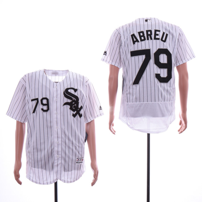 Chicago White Sox 79 Jose Abreu Flexbase Baseball Jersey White