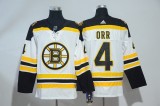 Adidas Classic Boston Bruins 4 Bobby Orr Ice Hockey Jersey Black White