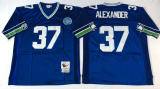 Seattle Seahawks 37 Shaun Alexander Football Jersey Blue Retro