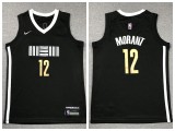 Youth Nike Memphis Grizzlies 12 Ja Morant Basketball Jersey Navy Blue