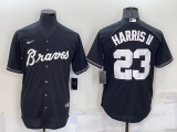 Nike Atlanta Braves 23 Michael Harris II Baseball Jersey Black