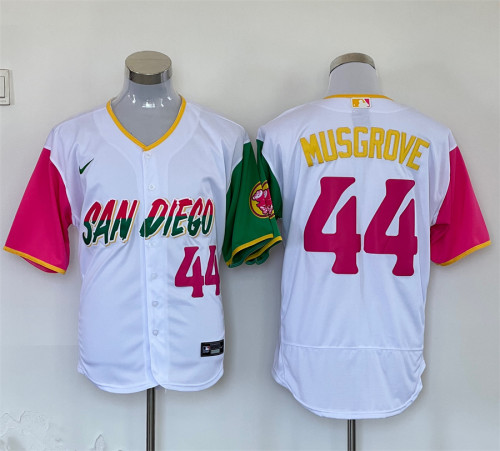 Nike San Diego Padres 44 Joe Musgrove Flexbase Baseball Jersey White City Edition