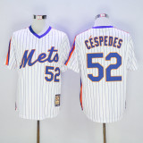 New York Mets 52 Yoenis Céspedes baseball Jersey White Retro