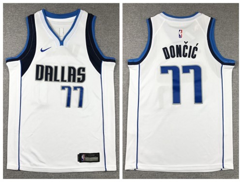 Youth Nike Dallas Mavericks 77 Luka Doncic Basketball Jersey White
