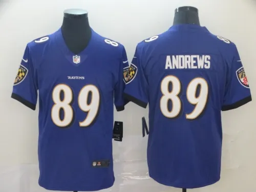 Baltimore Ravens 89 Mark Andrews Football Jersey Limited Purple