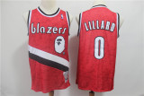 Comfortable Monkey Portland Trail Blaze 0 Damian Lillard Red Jersey