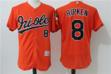 Baltimore Orioles 8 Cal Ripken Flexbase Baseball Jersey Orange