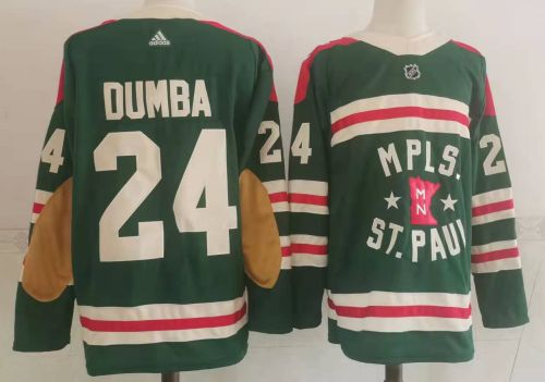 Adidas Minnesota Wild 24 Matt Dumba Ice Hockey Jersey Green