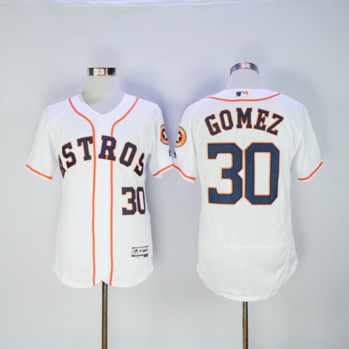 Houston Astros 30 Carlos Gomez FlexBase Baseball Jersey White