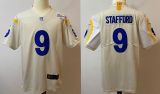 St. Louis Rams 9 Matthew Stafford Football Jersey Legendary Beige