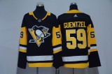 Women Adidas Classic Pittsburgh Penguins 59 Jake Guentzel Ice Hockey Jersey Black