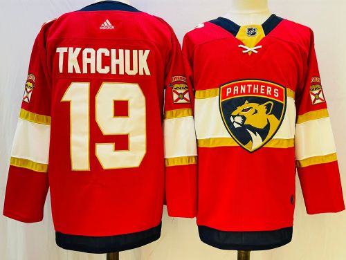 Adidas Florida Panthers 19 Matthew Tkachuk Ice Hockey Jersey Red
