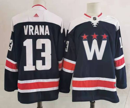 Adidas Washington Capitals 13 Jakub Vrana Ice Hockey Jersey Black