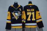 Women Adidas Classic Pittsburgh Penguins 71 Evgeni Malkin Ice Hockey Jersey Black