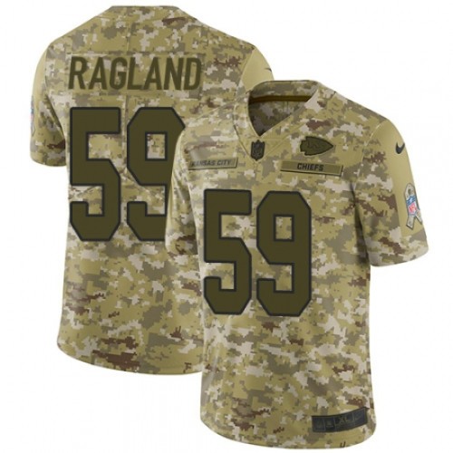 Kansas City Chiefs 59 Reggie Ragland Football Jersey Legend Camo