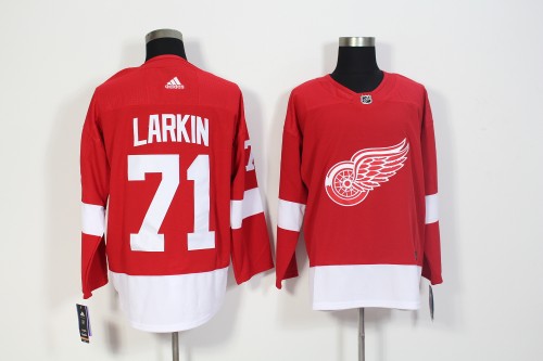 Adidas Classic Detroit Red Wings 71 Philip Larkin Ice Hockey Jersey Red