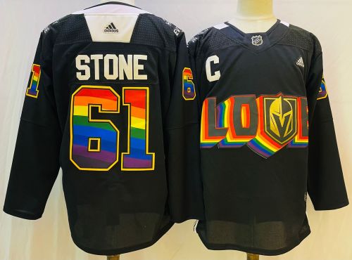 Adidas Vegas Golden Knights 61 Mark Stone Ice Hockey Jersey Black