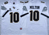 UCF Knights 10 McKenzie Milton College Football Jersey White