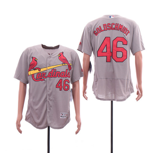 St.Louis Cardinals 46 Paul Goldschmidt Flexbase Baseball Jersey Gray