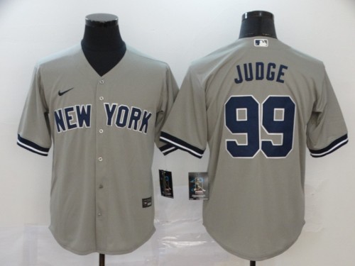 Nike New York Yankee 99 Aaron Judg Baseball Jersey Gray Fan