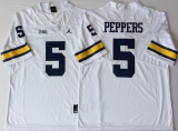 Jordan Brand Michigan Wolverines 5 Jabrill Peppers Limited College Football Jersey White