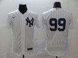 Nike New York Yankee 99 Aaron Judge Flexbase Baseball Jersey White