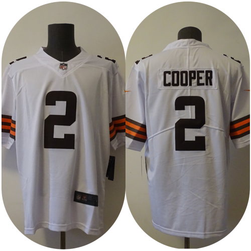 Cleveland Browns 2 Amari Cooper Football Jersey Legendary White