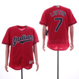 Cleveland indians 7 Kenny Lofton Flexbase Baseball Jersey Red