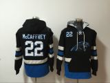 Carolina Panthers 22 Draft McCaffrey Hoodies Football Jersey Black