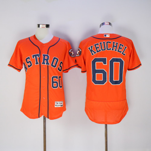 ouston Astros 60 Dallas Keuchell FlexBase Baseball Jersey Orange