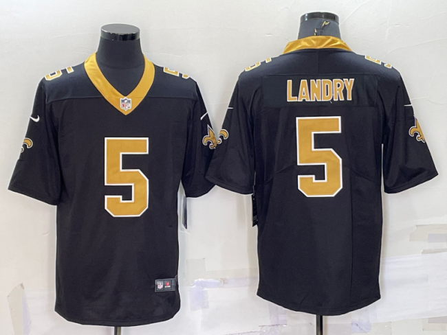 New Orleans Saints 5 Jarvis Landry Football Jersey Legend Black